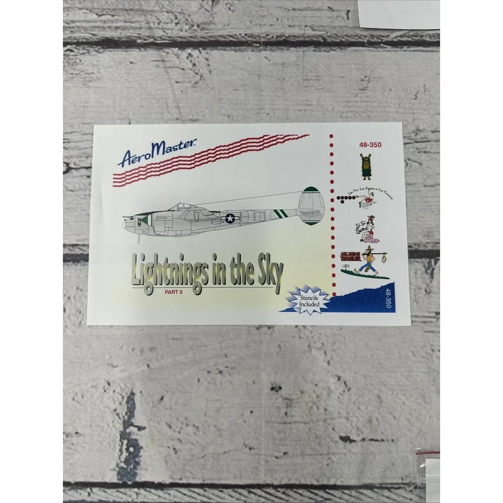 AeroMaster 1/48 LIGHTNINGS IN THE SKY PART II Decal 48-350 New